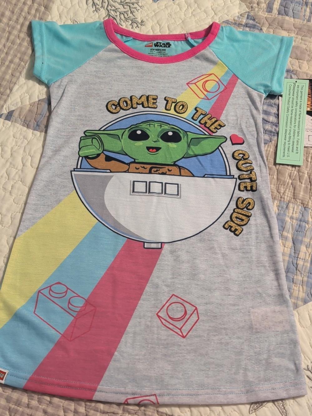 Star Wars Lego Grogu Girls Nightgown